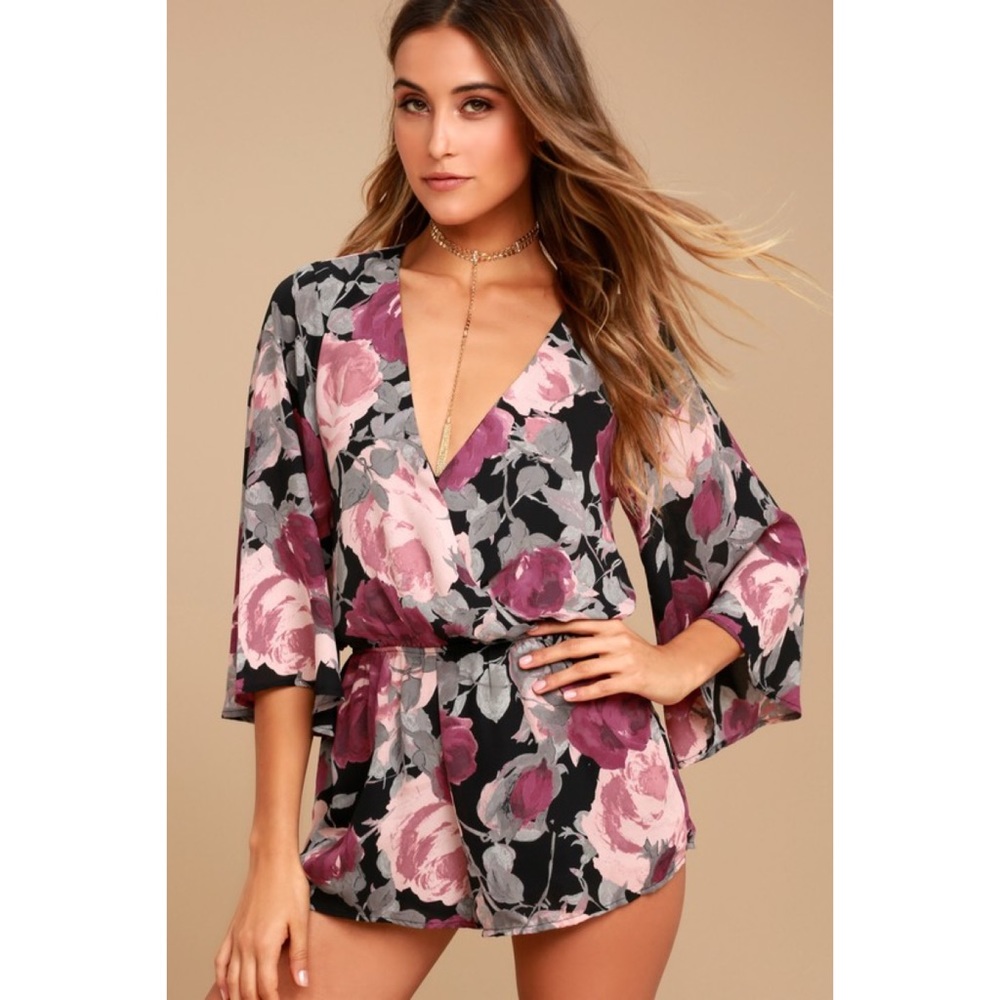 Lulus floral romper